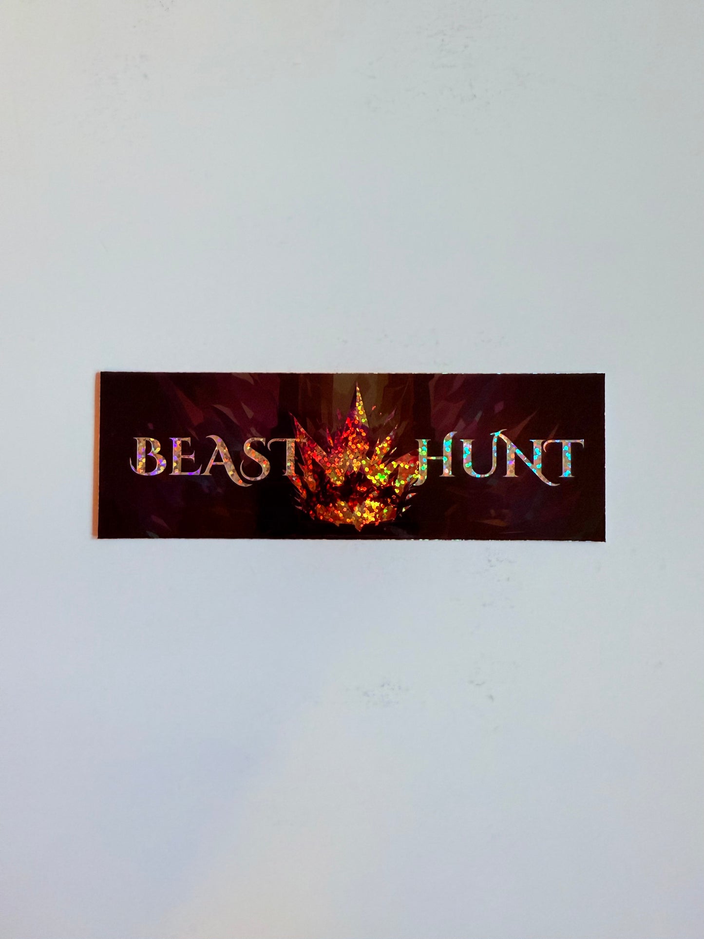 Malevolent Shard Glitter Sticker