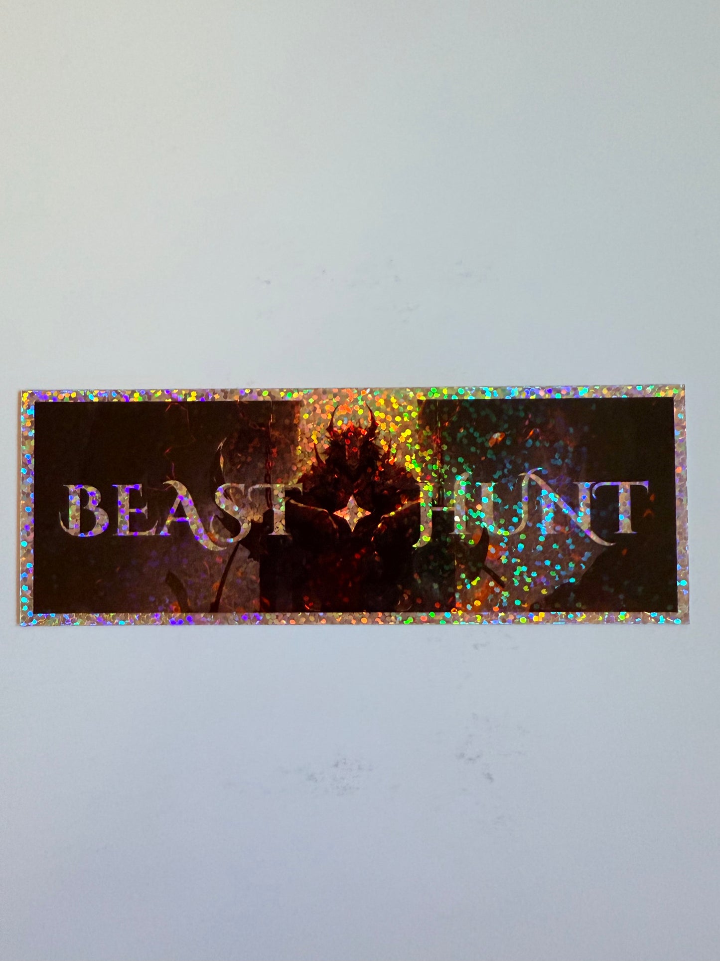 King of Beasts Glitter Sticker