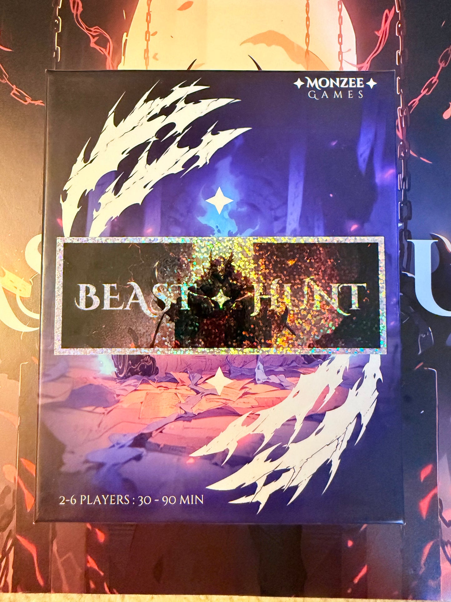 King of Beasts Glitter Sticker