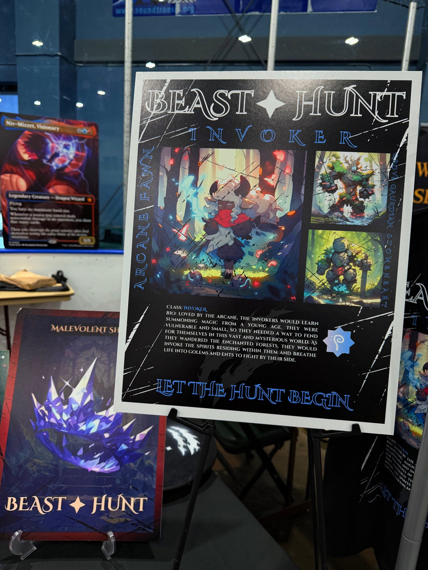 Invoker Oversized Tee - BLUE