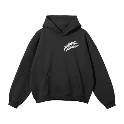 Let the Hunt Begin Oversized Solid Color Fleece Hoodie