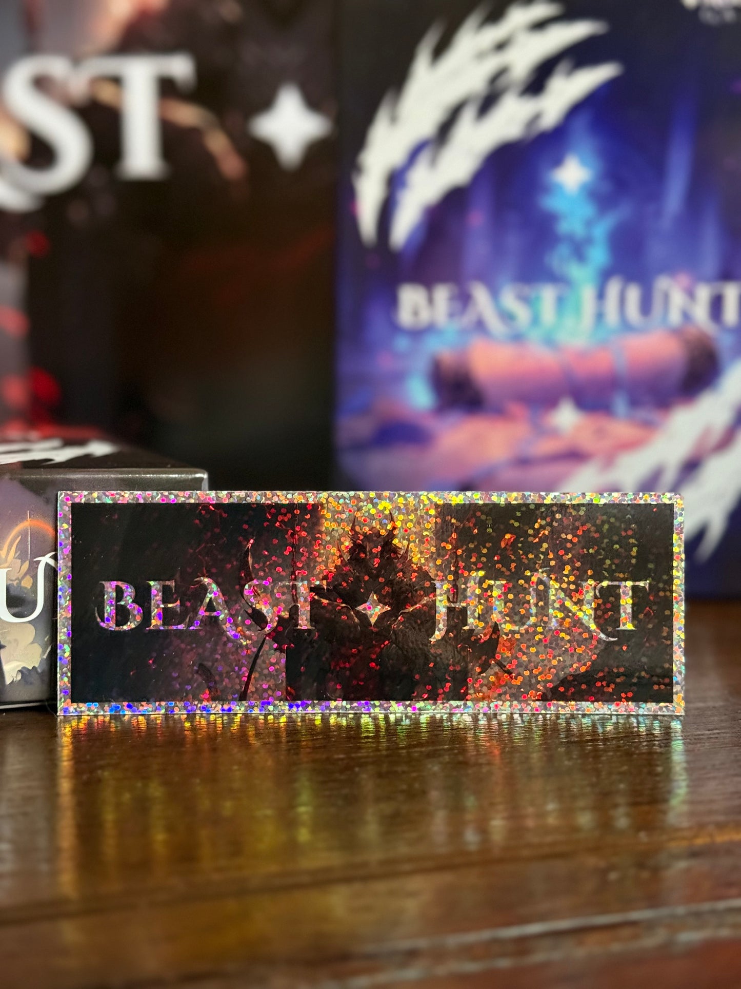 King of Beasts Glitter Sticker
