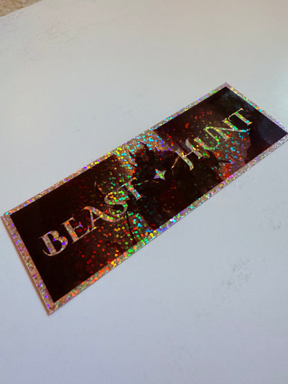 King of Beasts Glitter Sticker