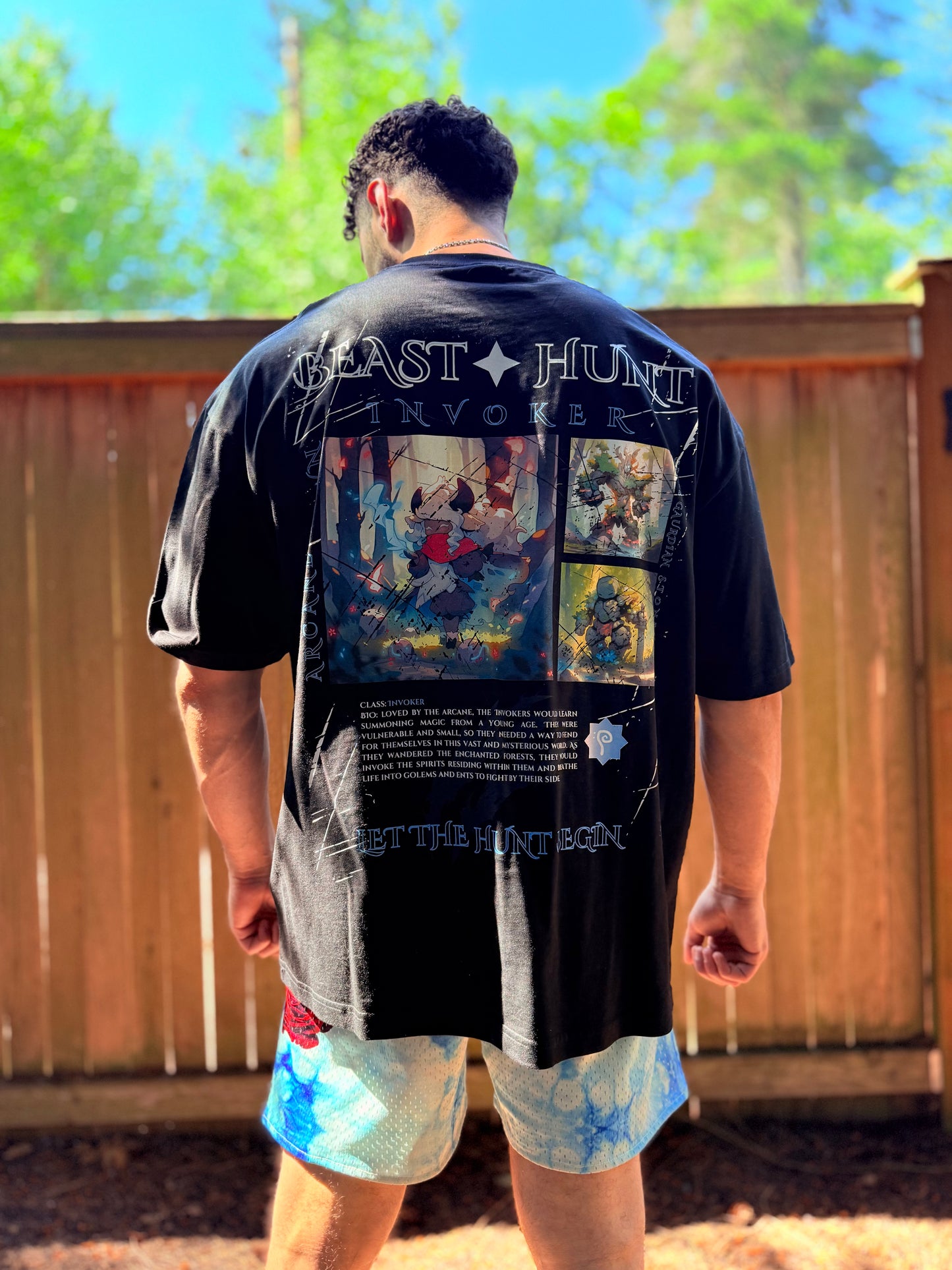 Invoker Oversized Tee - BLUE