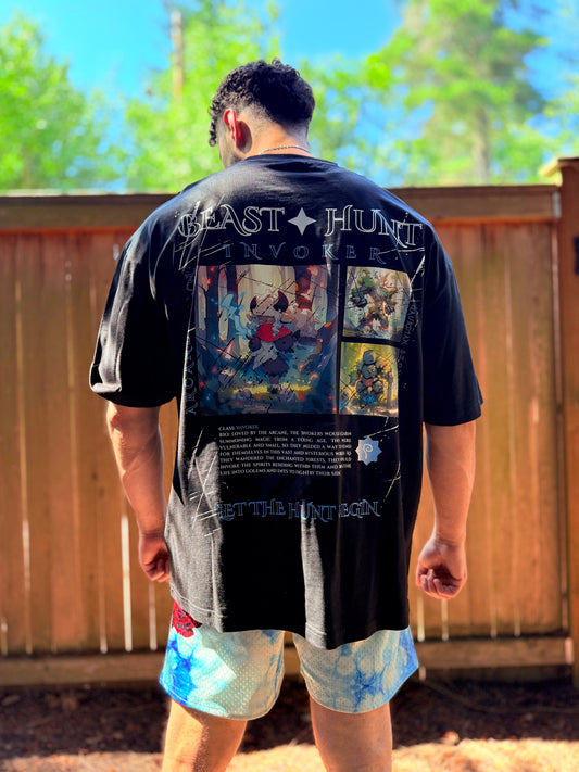Invoker Oversized Tee - BLUE