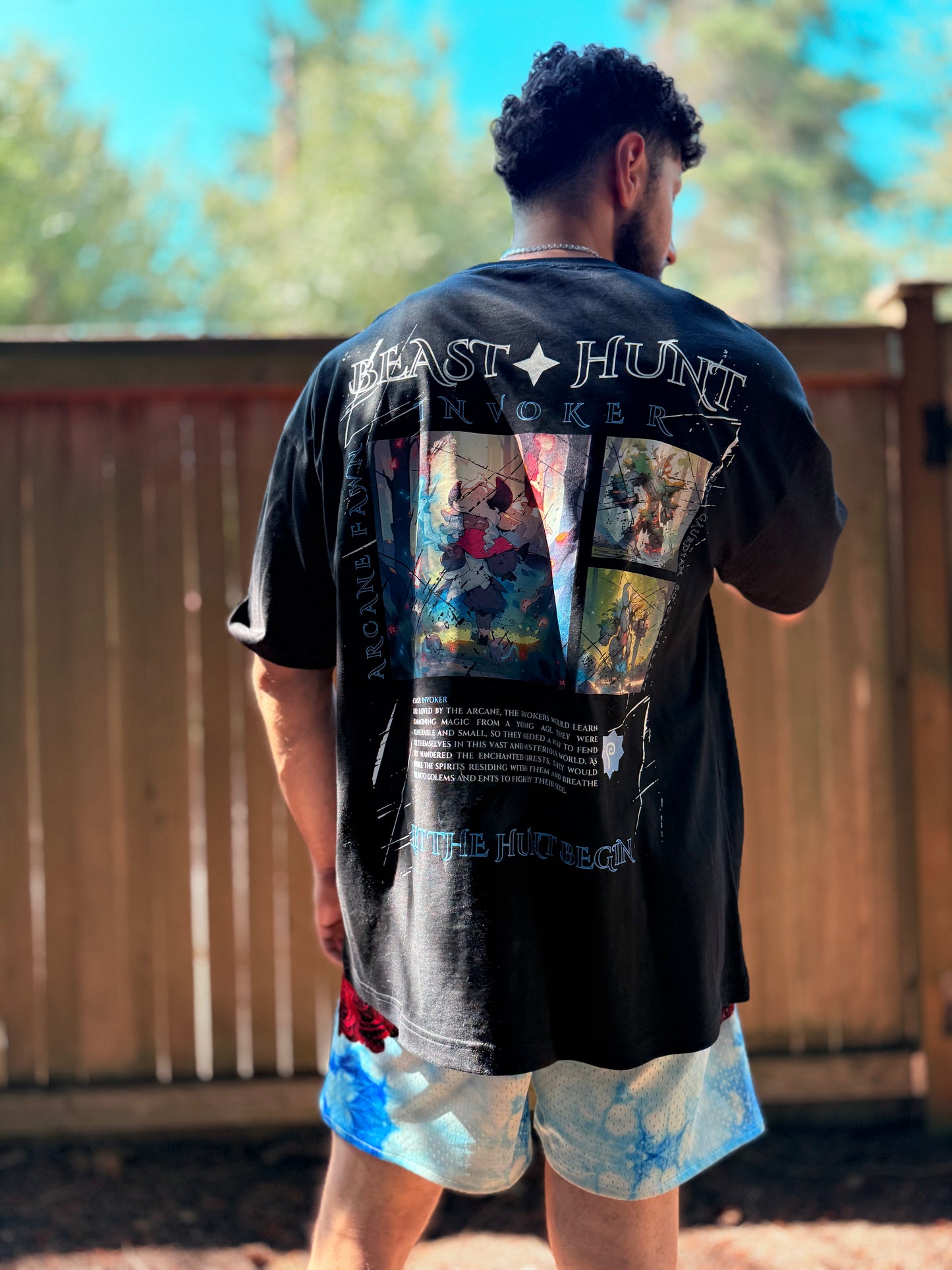 Invoker Oversized Tee - BLUE