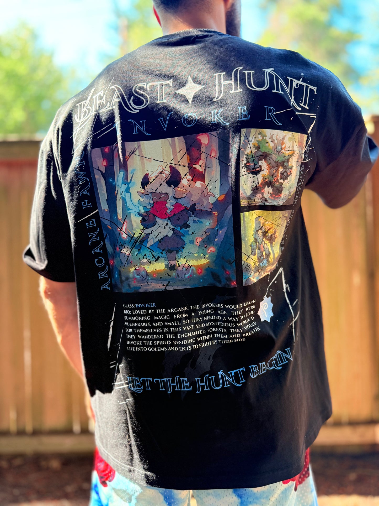 Invoker Oversized Tee - BLUE