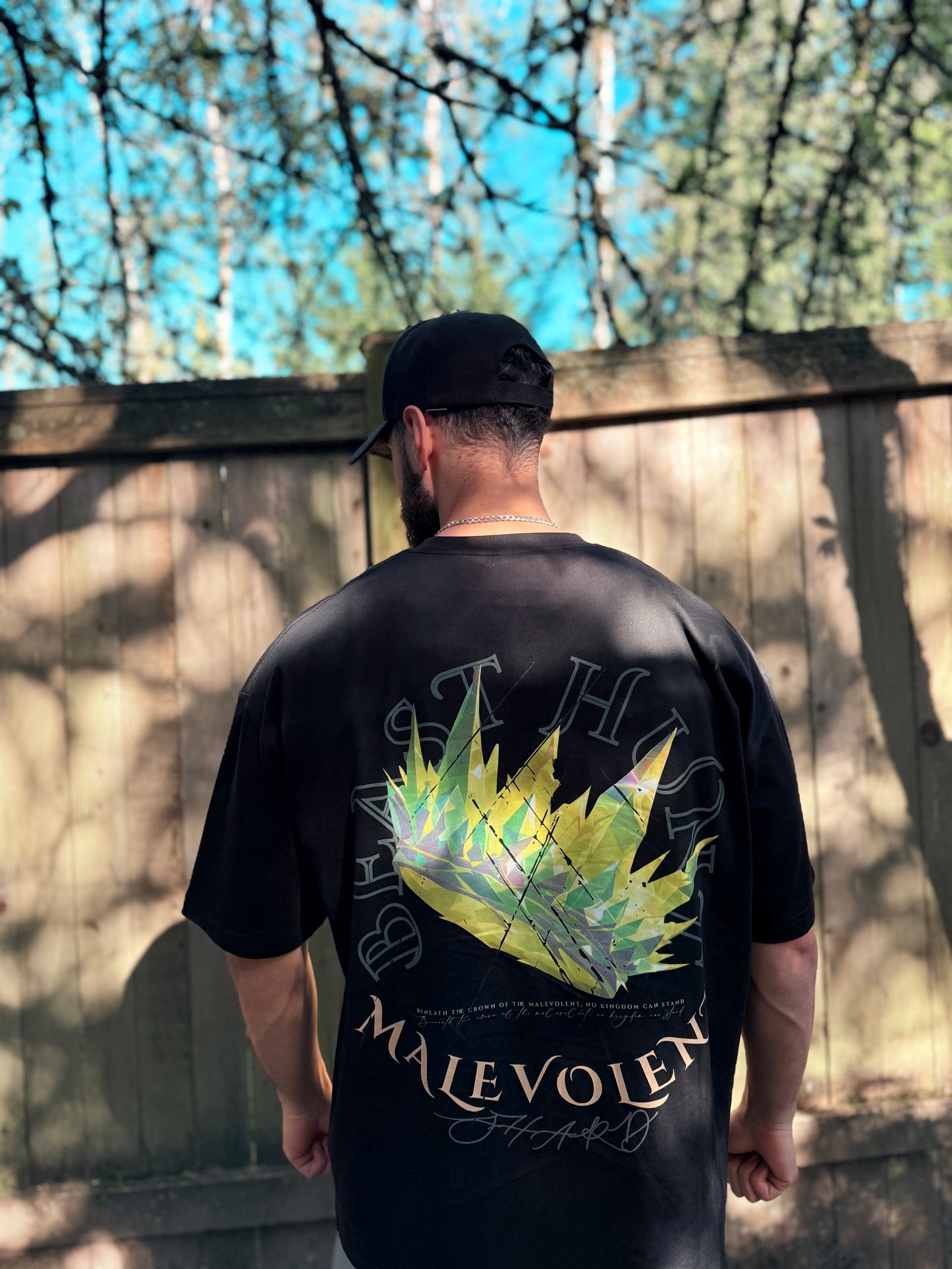 Malevolent Shard Oversized Tee - GREEN
